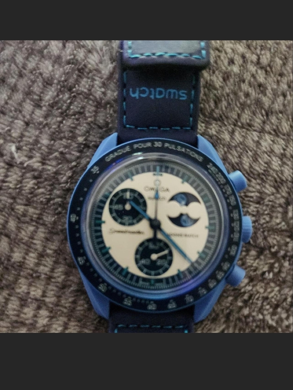 Swatch x Omega Bioceramic MoonSwatch "Mission to the Super Blue Moonphase"